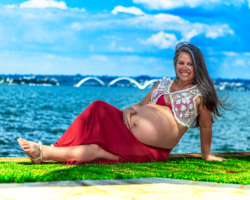 Ensaio de Gestante com a Ana Paula no Pontão do Lago Sul